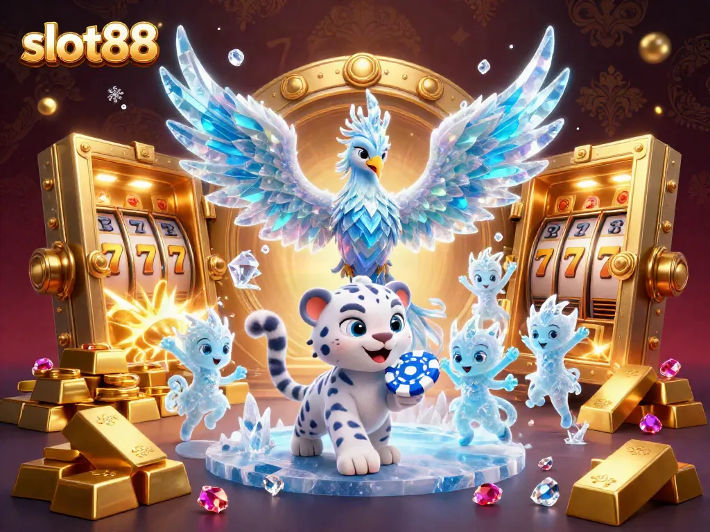 Spin to win with slot88's captivating slots and jackpot excitement in a vibrant fantasy scene.