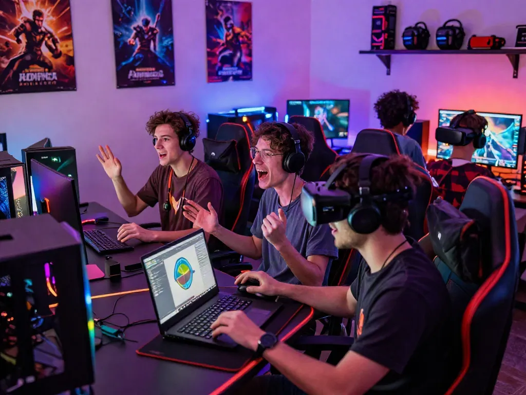 Dynamic gaming community engagement captured in a lively multiplayer session featuring rokok88 participants.