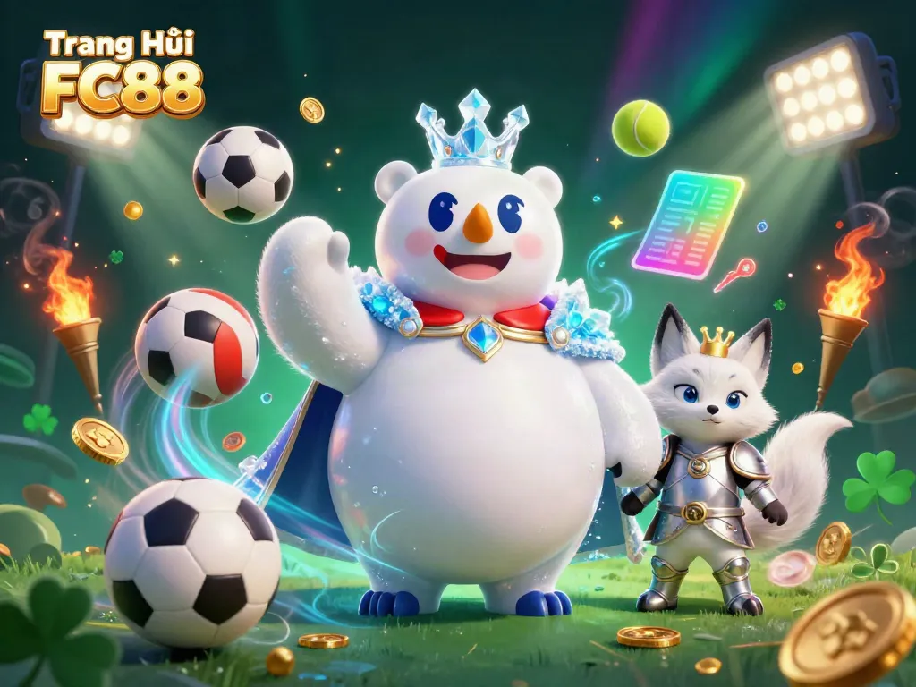Win big with thrilling gameplay at Trang Chủ FC88, featuring vibrant action-packed casino scenes.