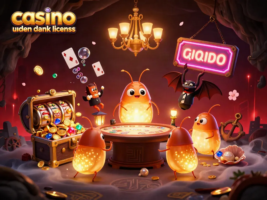 Play vibrant games at casino uden dansk licens, illuminated by glowworms and rich treasures.